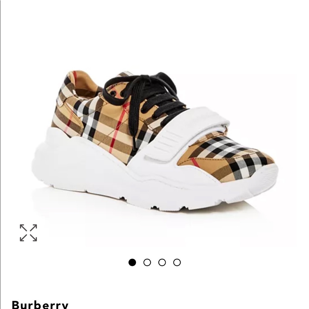 Burberry Regis Vintage Check Platform Sneakers - Picture 7 of 7